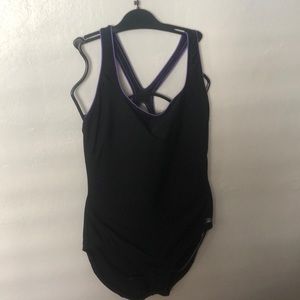 Black/purple Speedo swimsuit size 18